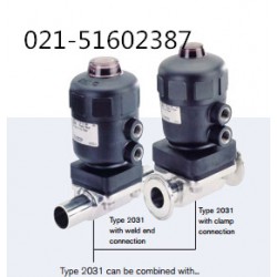 德國(guó)寶德型號(hào)2031不銹鋼閥體氣動(dòng)膜片閥原理