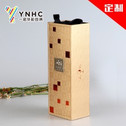 廠家定做高檔紅酒禮品盒 折疊包裝盒 、精裱工業(yè)板禮盒專業(yè)定制